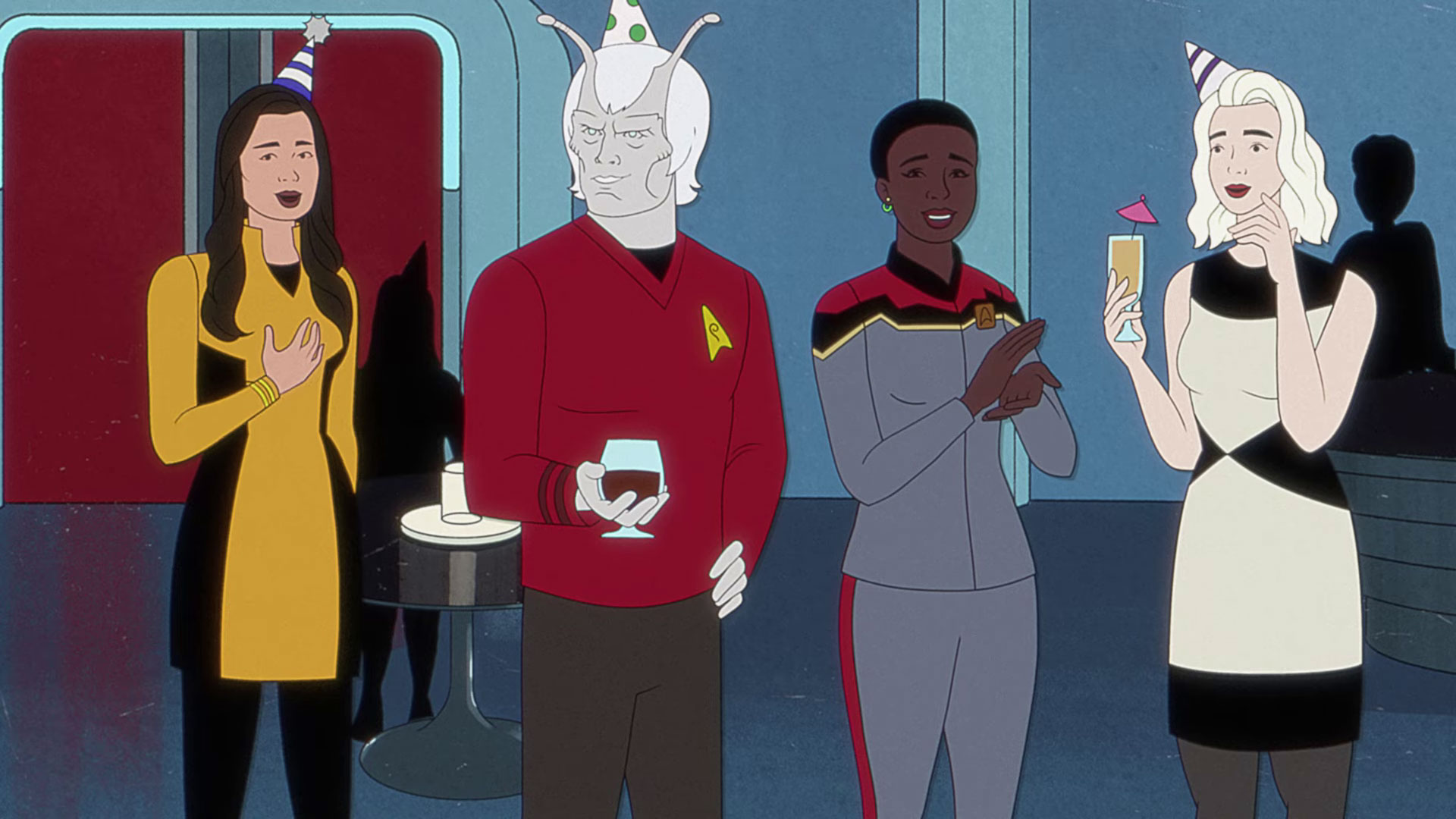 Screencaps: "Holiday Party" - TrekCore 